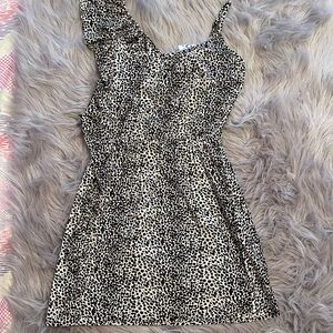 Envy Me leopard dress NWT medium
